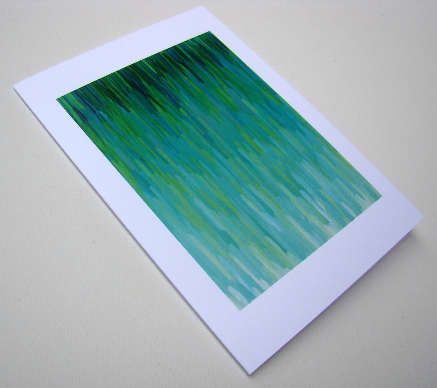 Emerald Blank Greeting Card