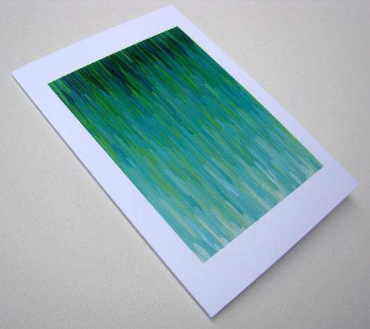 Emerald Blank Greeting Card